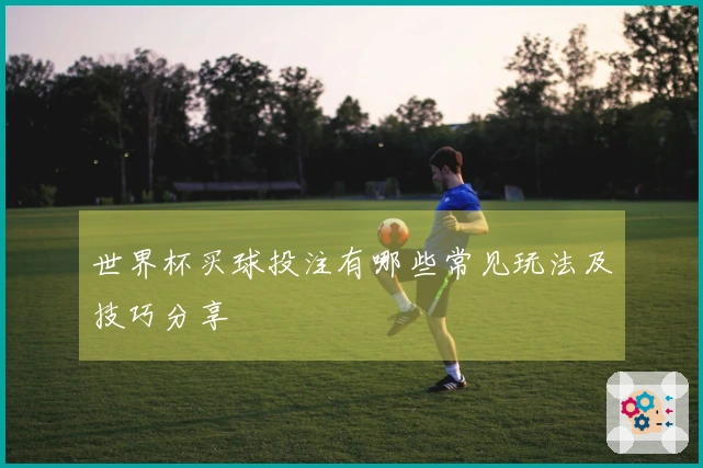 世界杯买球投注有哪些常见玩法及技巧分享